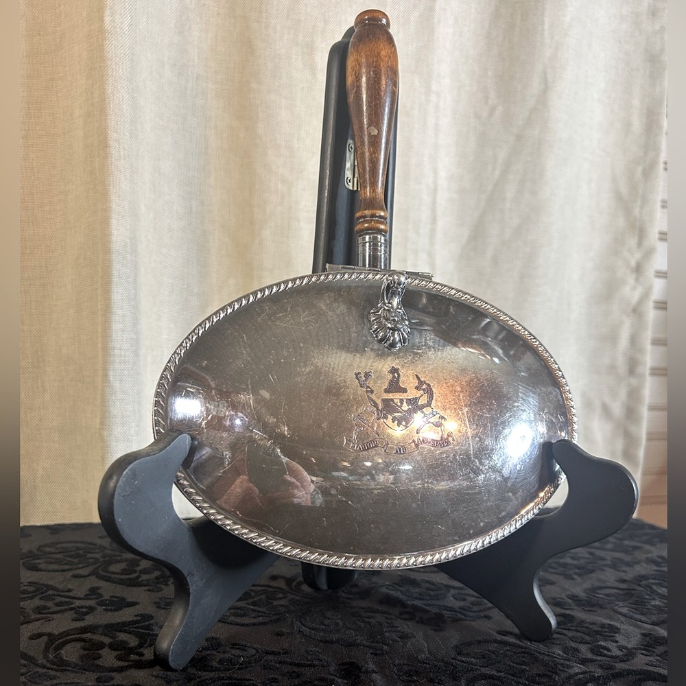 FB Rogers Silver on Copper Vintage Silent Butler